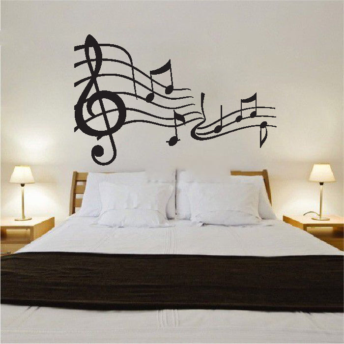 Music Notes Vinyl Wall Decal