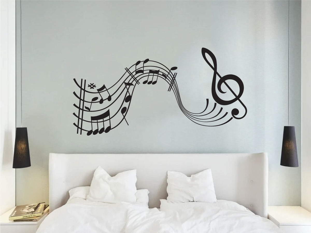 Music Notes Vinyl Wall Decal