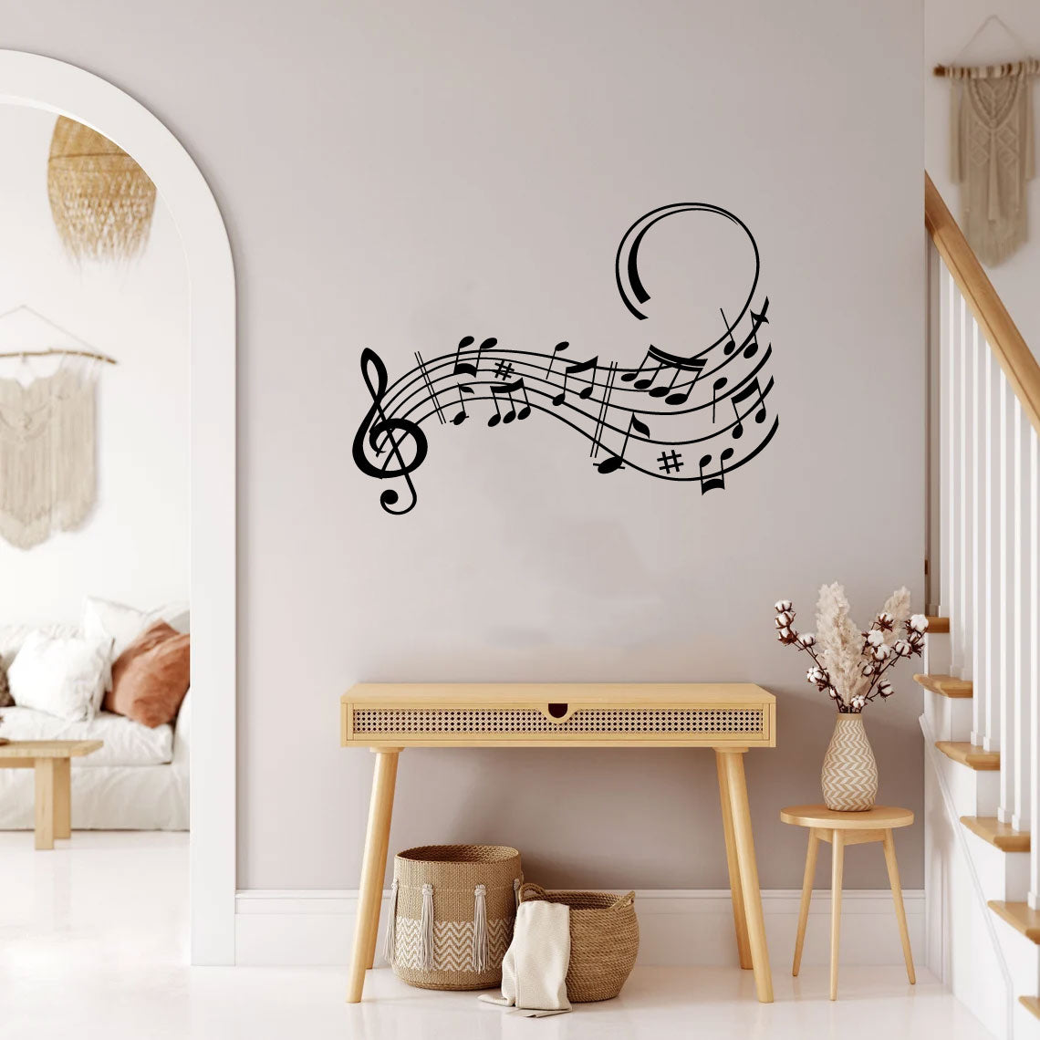 Music Notes Vinyl Wall Decal