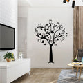 Music Notes Tree Vinyl Wall Decal