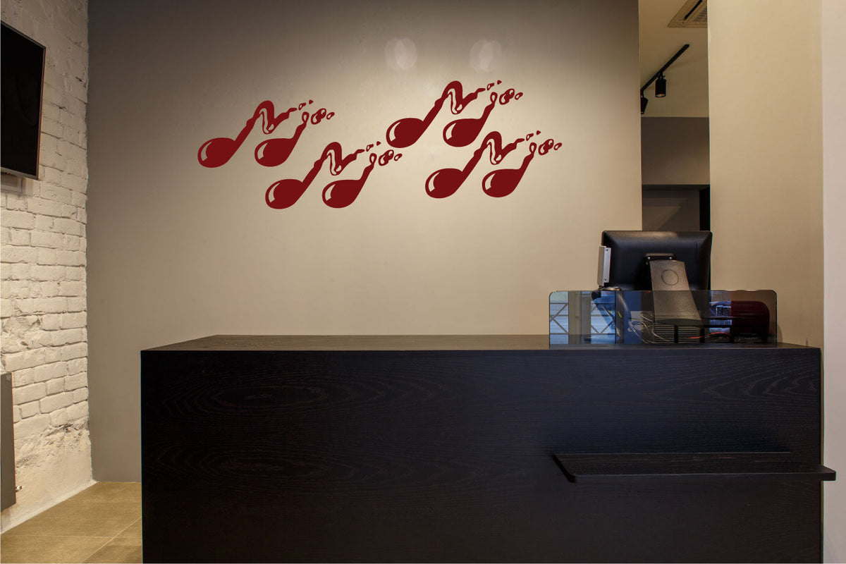 Music Notes Vinyl Wall Decal