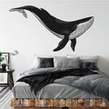 Mystical Humpback Whale Vinyl Wall Decal