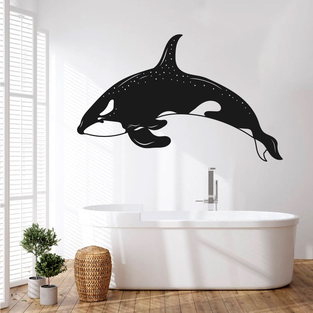 Mystical Orca Killer Whale Vinyl Wall Decal