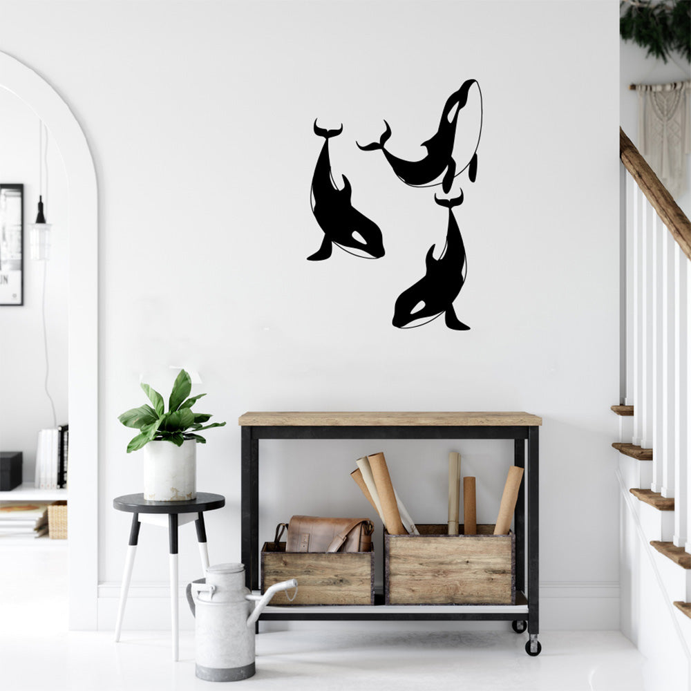 Orca Killer Whale Trio Vinyl Wall Decal