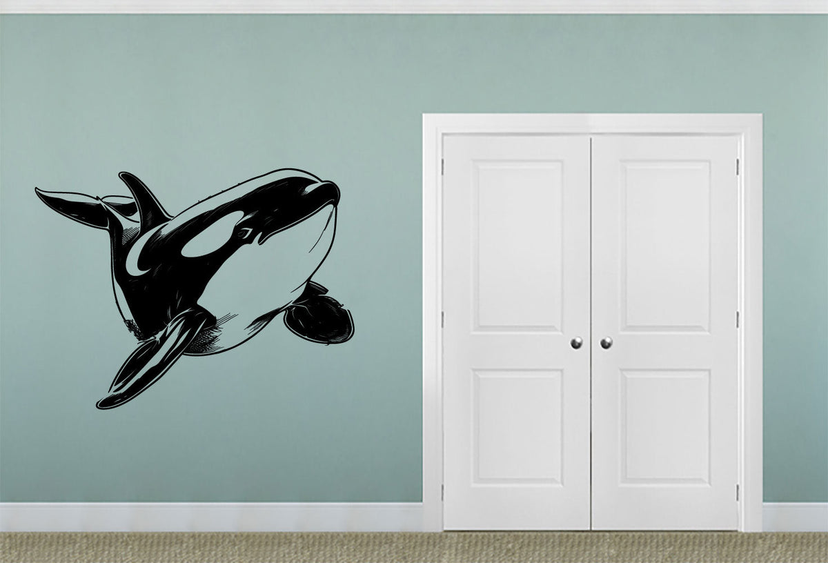 Orca Killer Whale Vinyl Wall Decal