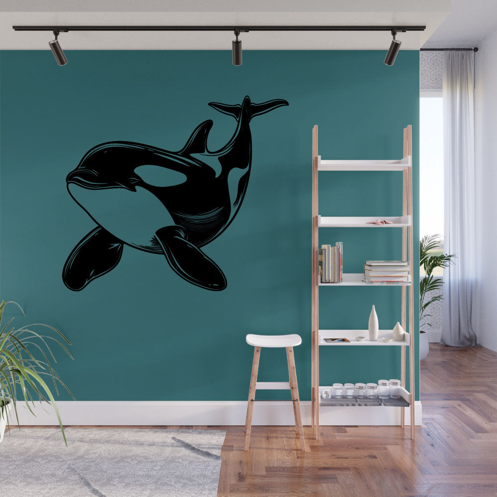 Orca Killer Whale Vinyl Wall Decal