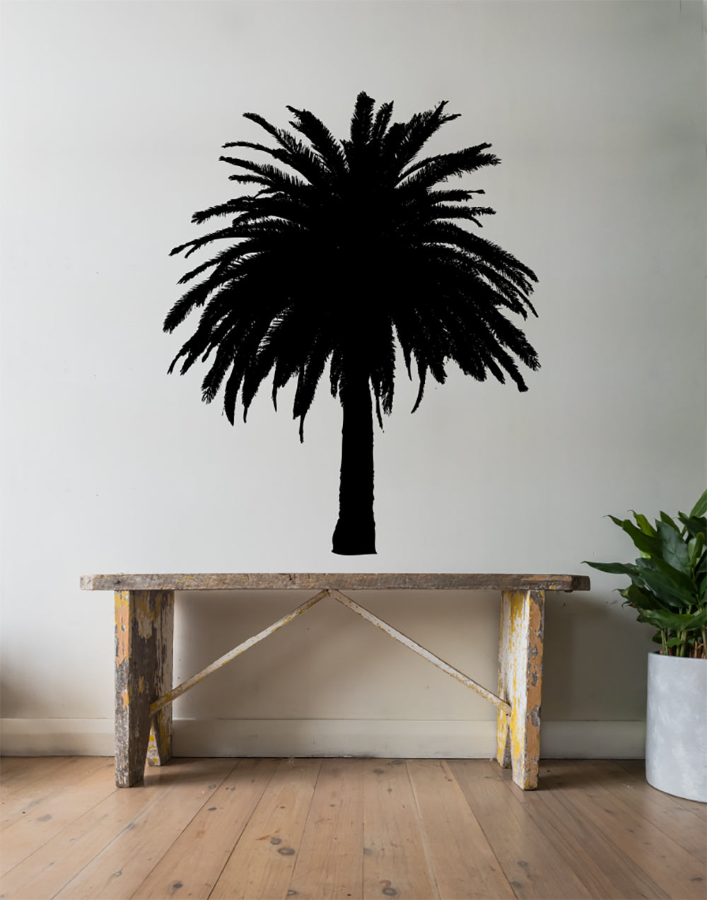 Palm Tree Silhouette Vinyl Wall Decal