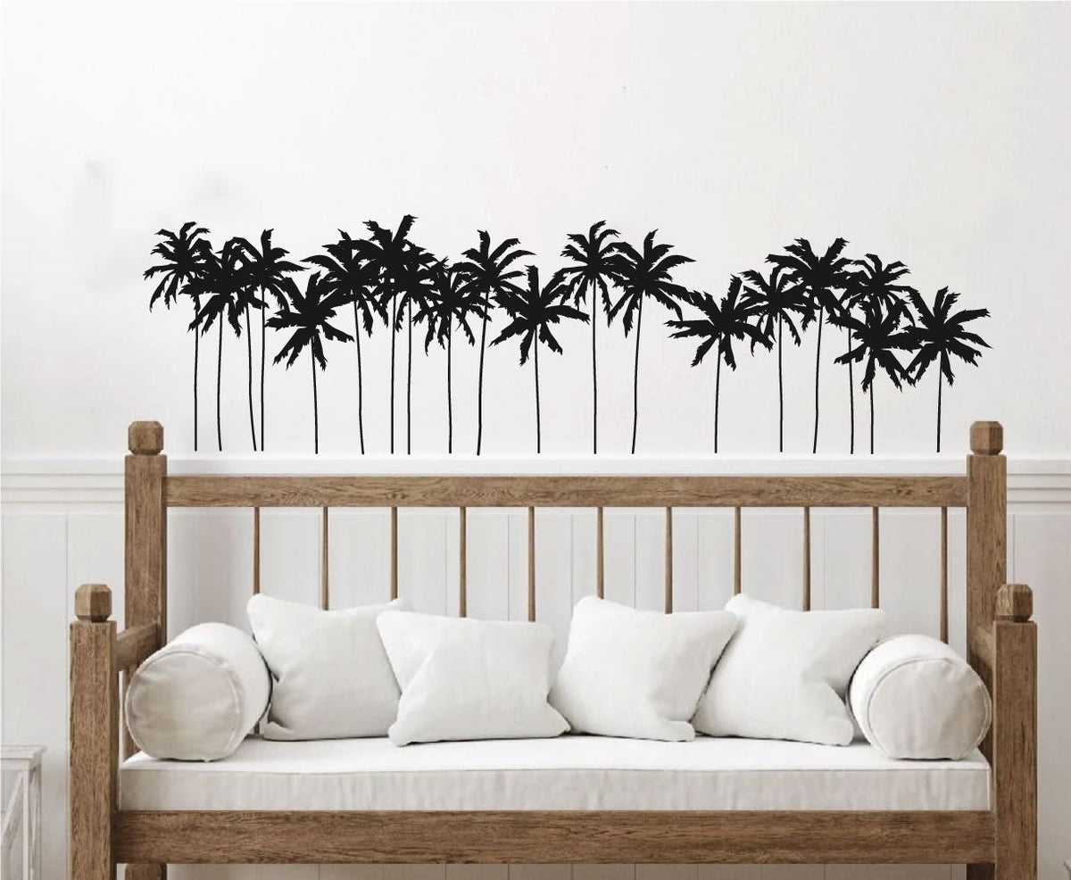Palm Trees Silhouette Vinyl Wall Decal