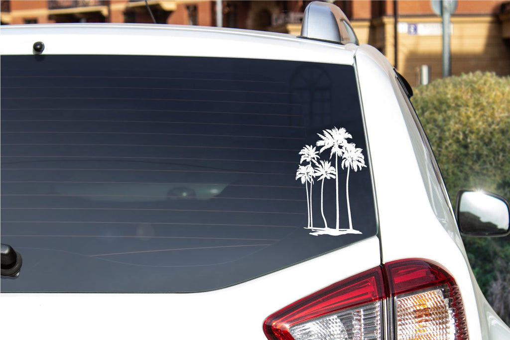 Palm Trees Silhouette Vinyl Wall Decal
