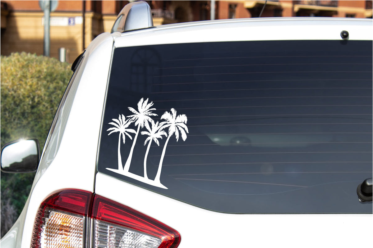 Palm Trees Silhouette Vinyl Wall Decal