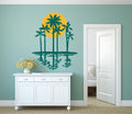 Palm Trees and Sunset Vinyl Wall Decal