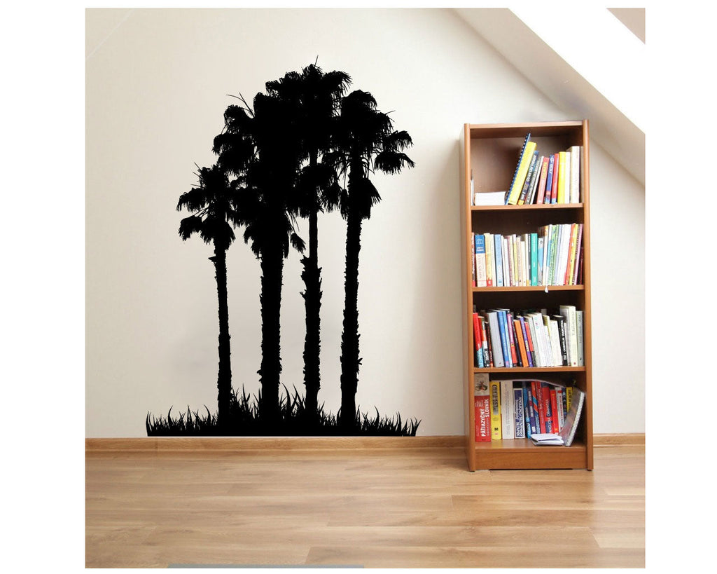 Palm Trees Silhouette Vinyl Wall Decal