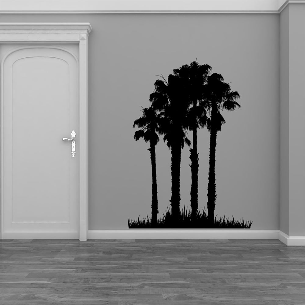 Palm Trees Silhouette Vinyl Wall Decal