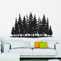 Pine Trees Forest Vinyl Wall Decal