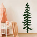 Pine Tree Silhouette Vinyl Wall Decal