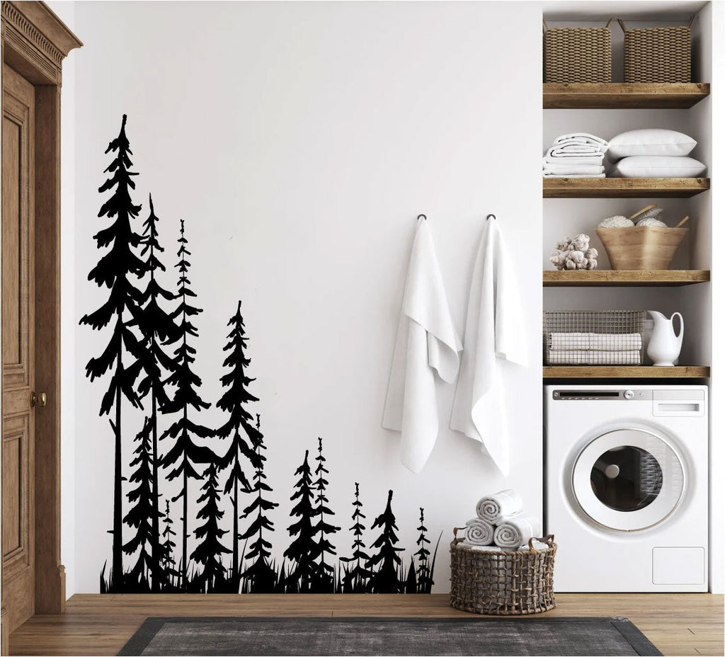 Pine Trees Vinyl Wall Decal
