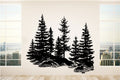 Pine Trees Forest Vinyl Wall Decal