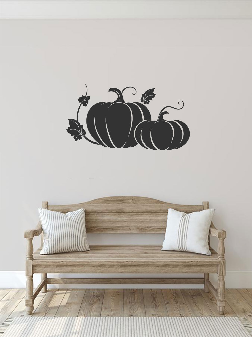 Pumpkin Silhouette Vinyl Wall Decal