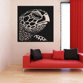 Sea Turtle Face Vinyl Wall Decal