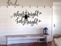 Silent Night Holy Night Christmas Vinyl Wall Decal
