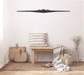 B-2 Spirit Stealth Military Airplane Silhouette Vinyl Wall Decal