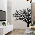 Tree Half Silhouette Vinyl Wall Decal