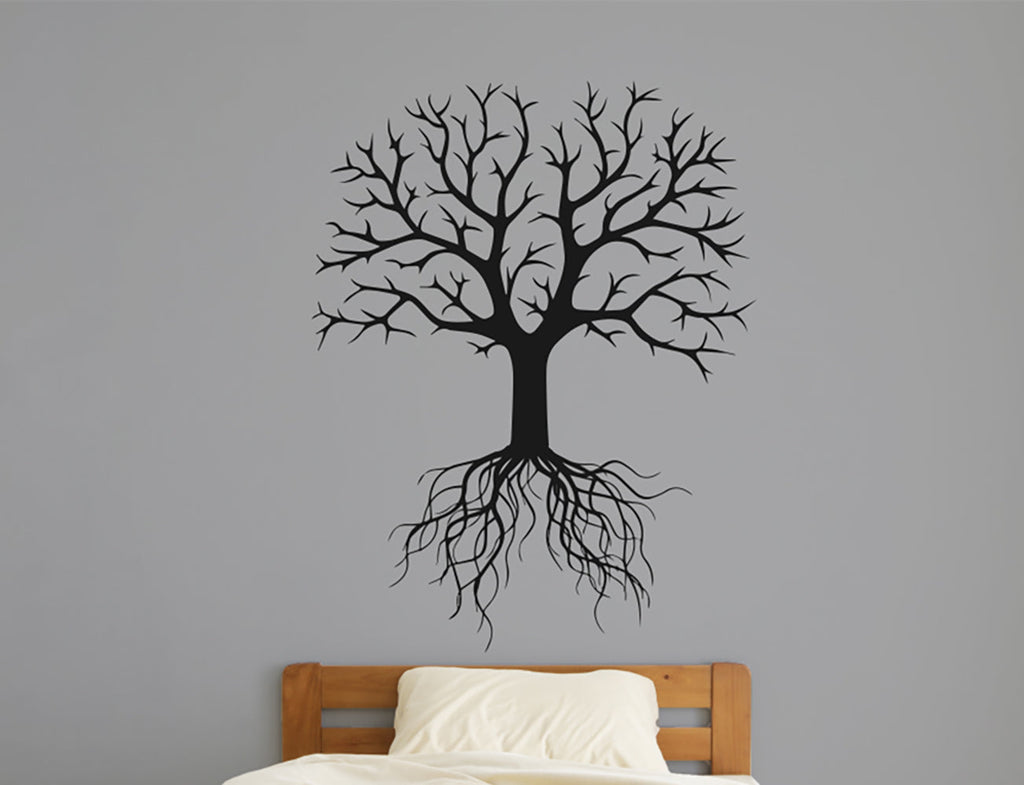Tree and Roots Vinyl Wall Decal