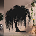 Weeping Willow Tree Silhouette Vinyl Wall Decal