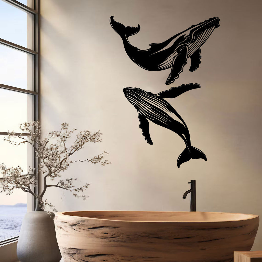 Whales Vinyl Wall Decal