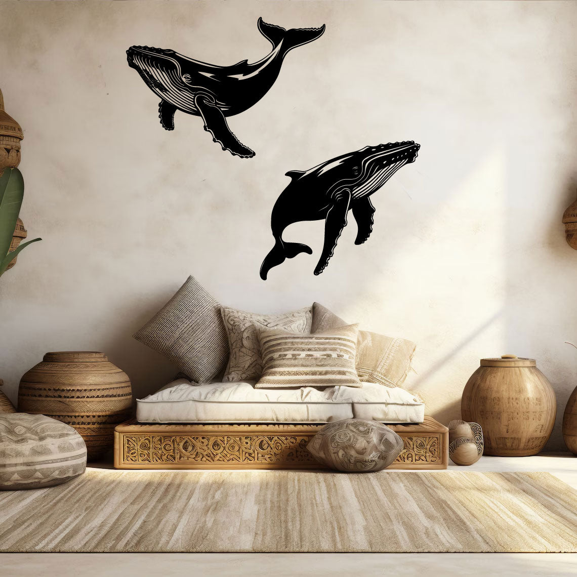 Whales Vinyl Wall Decal