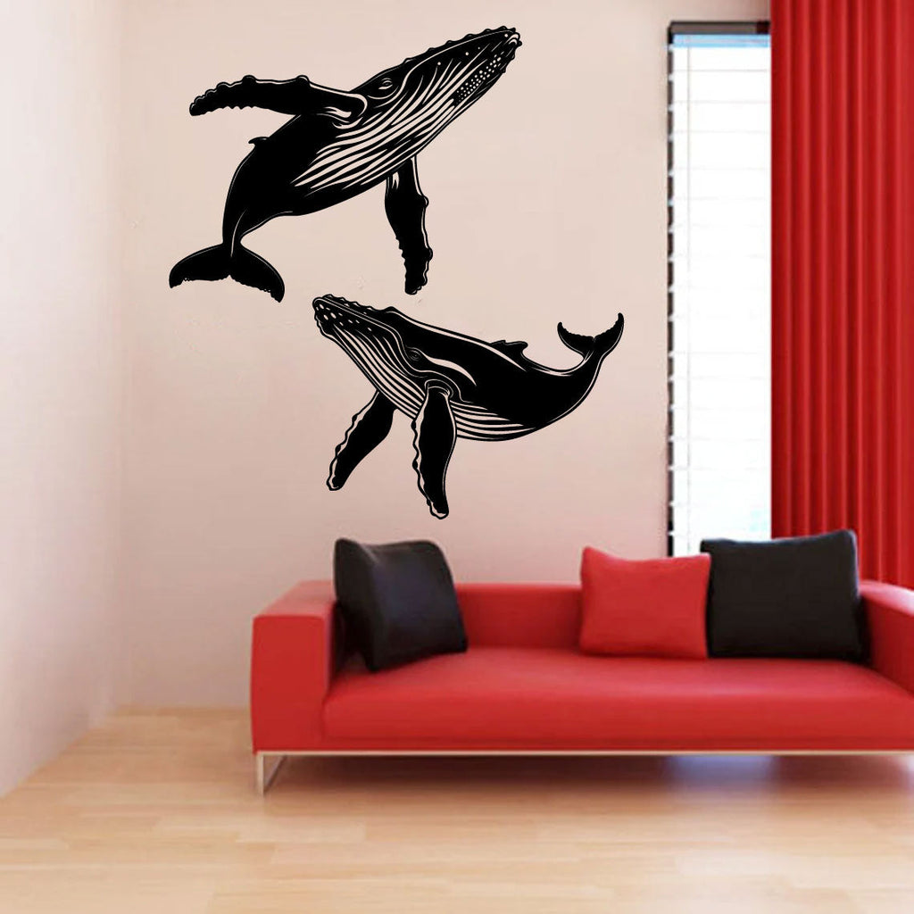 Whales Vinyl Wall Decal