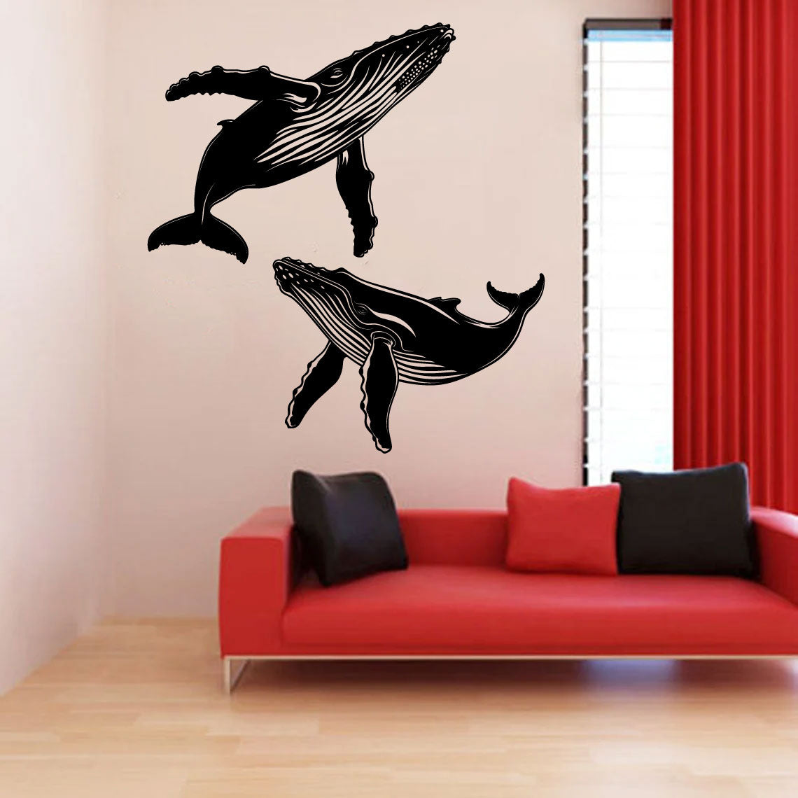 Whales Vinyl Wall Decal