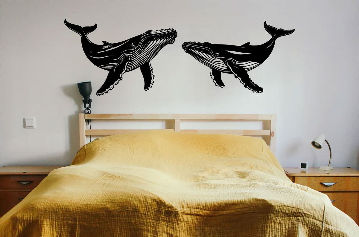 Whales Vinyl Wall Decal