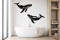 Whales Vinyl Wall Decal