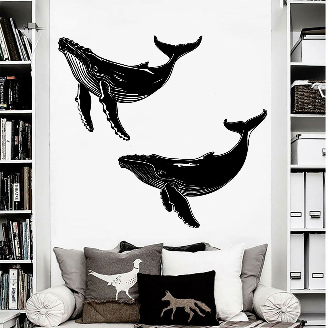 Whales Vinyl Wall Decal