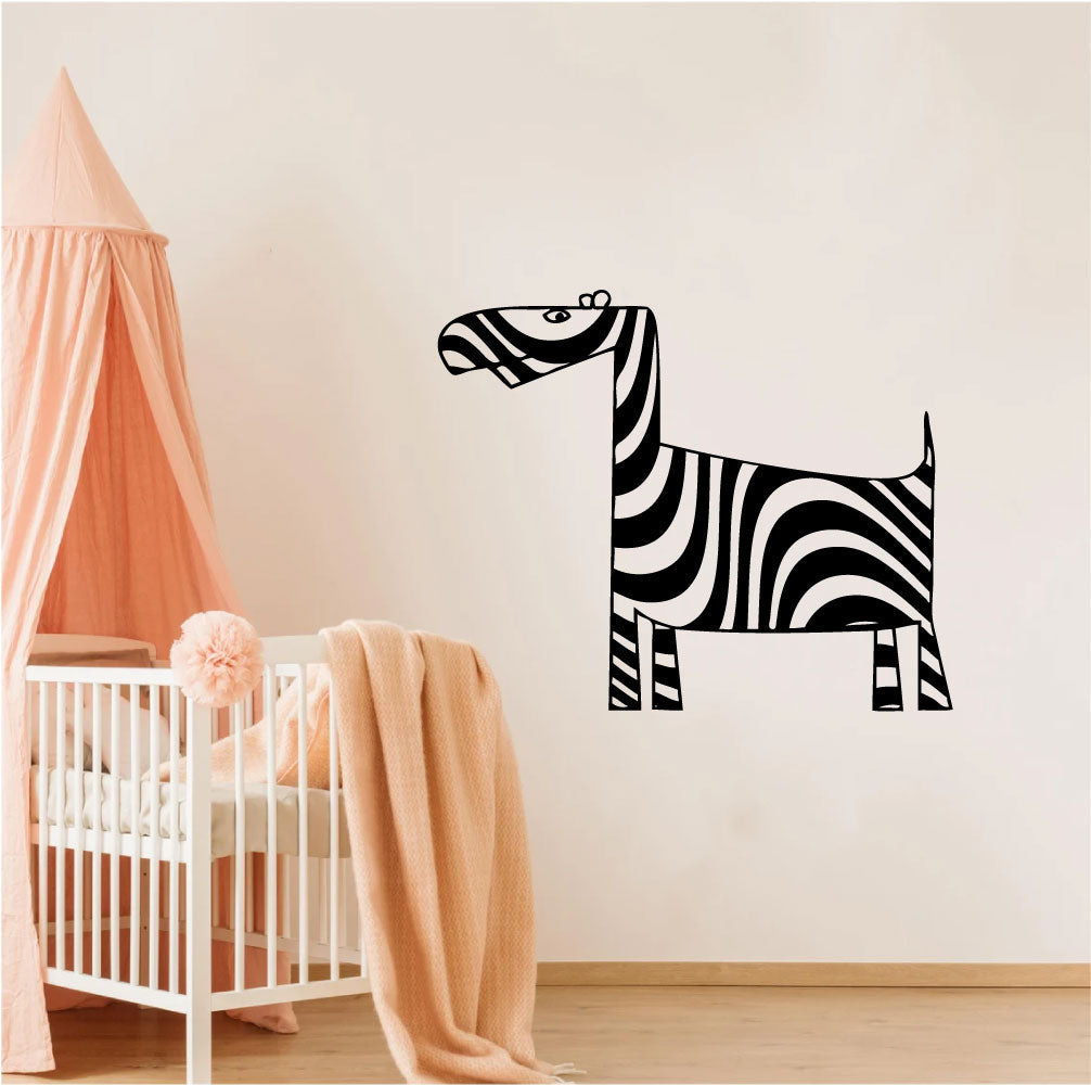 Zebras Vinyl Home Decor Wall Decal 