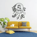 Aquarius Zodiac Astrology Dreamcatcher Vinyl Wall Decal