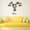 Aries Zodiac Flower Sign Vinyl Wall Decal
