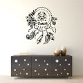 Cancer Zodiac Astrology Dreamcatcher Vinyl Wall Decal