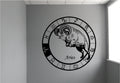 Aries Zodiac Astrology Constellation Wheel Vinyl Wall Decal