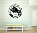 Taurus Zodiac Astrology Constellation Wheel Vinyl Wall Decal